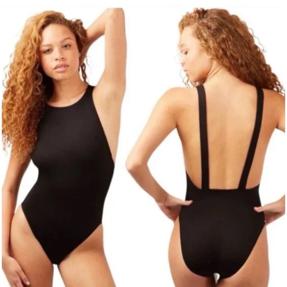 NWT Andie The Montauk One Piece Swimsuit Bathing Suit Black Size XXXL 3XL